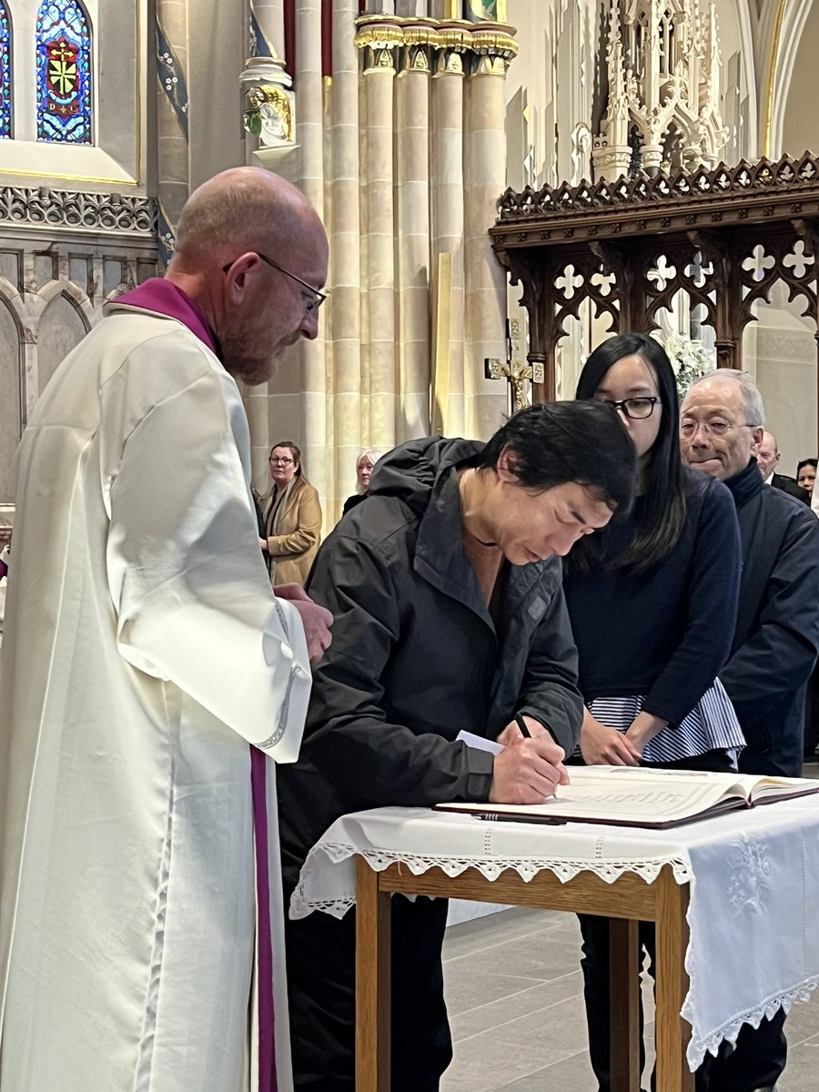 ArchdiocGlasgow's tweet photo. A day of welcome and an assurance of prayer to the 75 men and women who will become Catholics this Easter. Today they gathered with the Archbishop for the Rite of Election. https://t.co/gXUShf045f