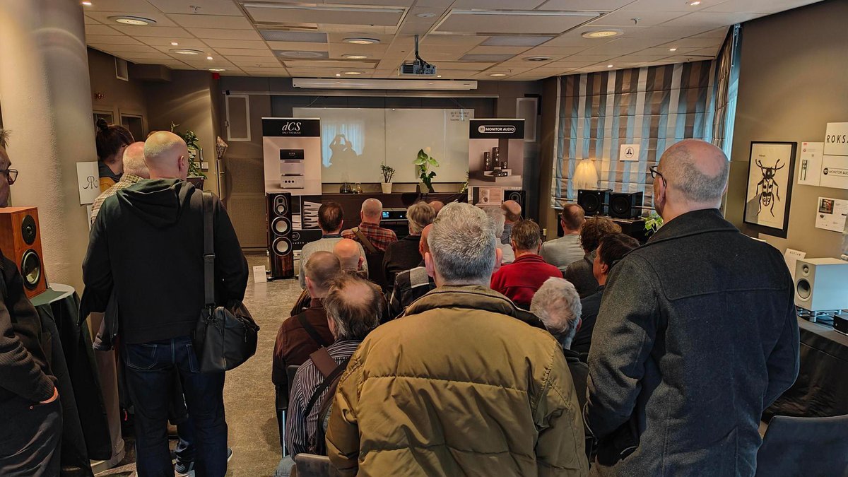 MonitorAudio's tweet photo. Thank you for joining us alongside our Swedish distributors P L Audio at this years High End-Mässan Stockholm, where we showcased our award-winning Platinum 300 3G loudspeakers.

We look forward to seeing you all again next year.

#MonitorAudio #PLAudio #HighEndMässan2024 #ListenAgain
