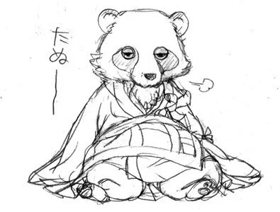 たぬき、袈裟が似合いすぎると思う 