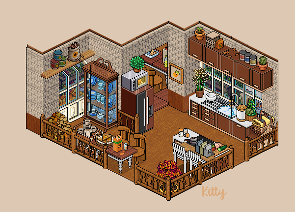 🍁 | Cozinha Outonal.
#Habbo #Build #Habblive