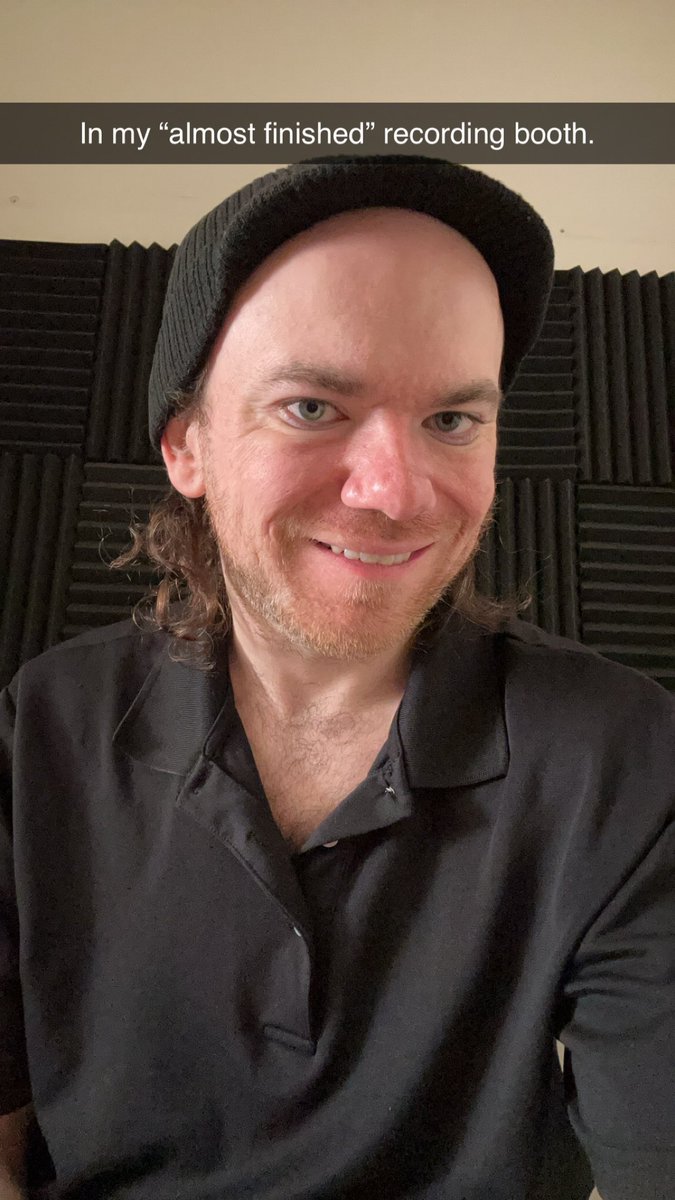 VoiceRail's tweet photo. In my “almost finished” at home recording booth. Content coming soon. #recordingbooth #voicedub #voiceover #voiceacting #singersongwriter https://t.co/tHZvXELQNK