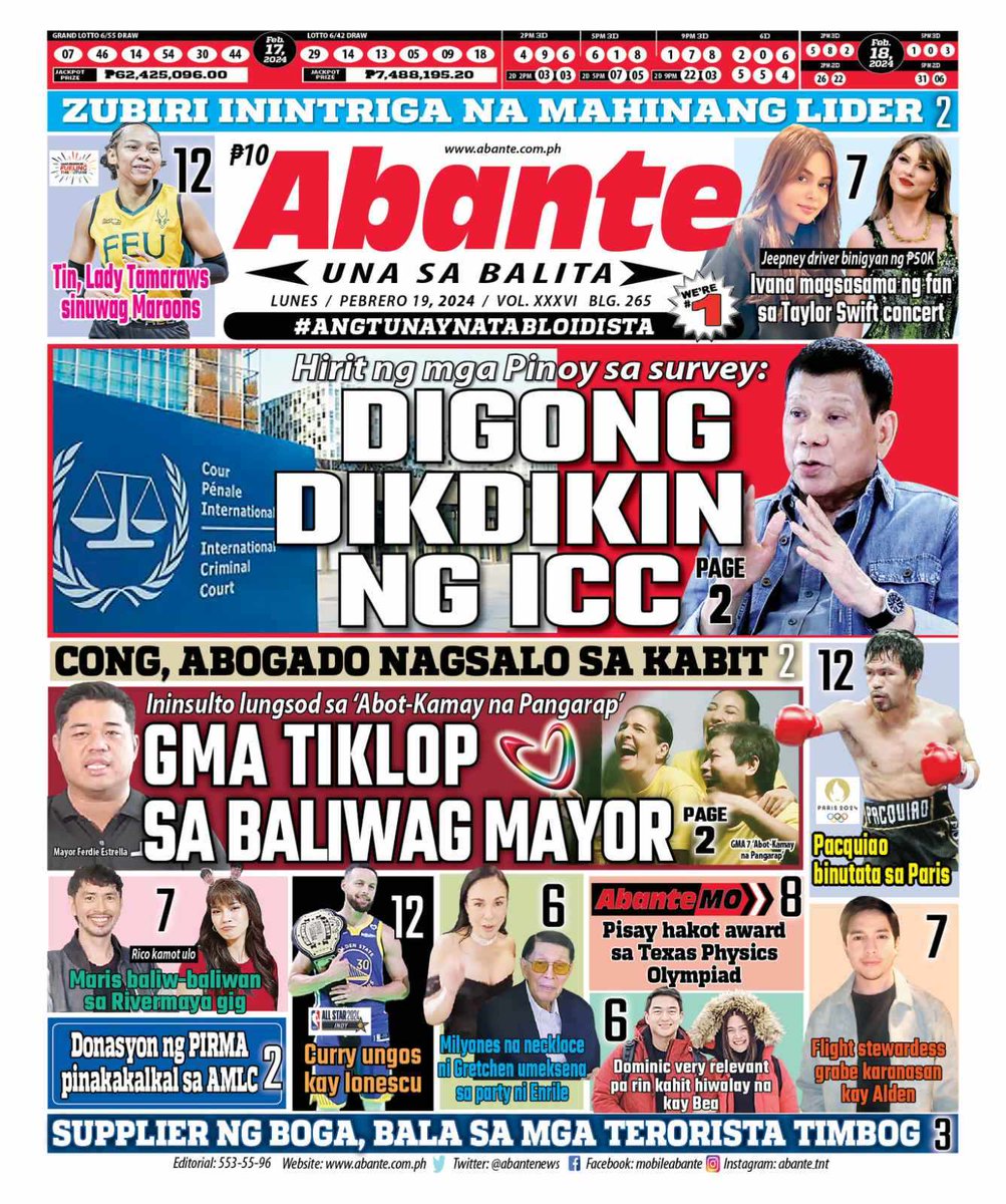 Abante News Online tweet media
