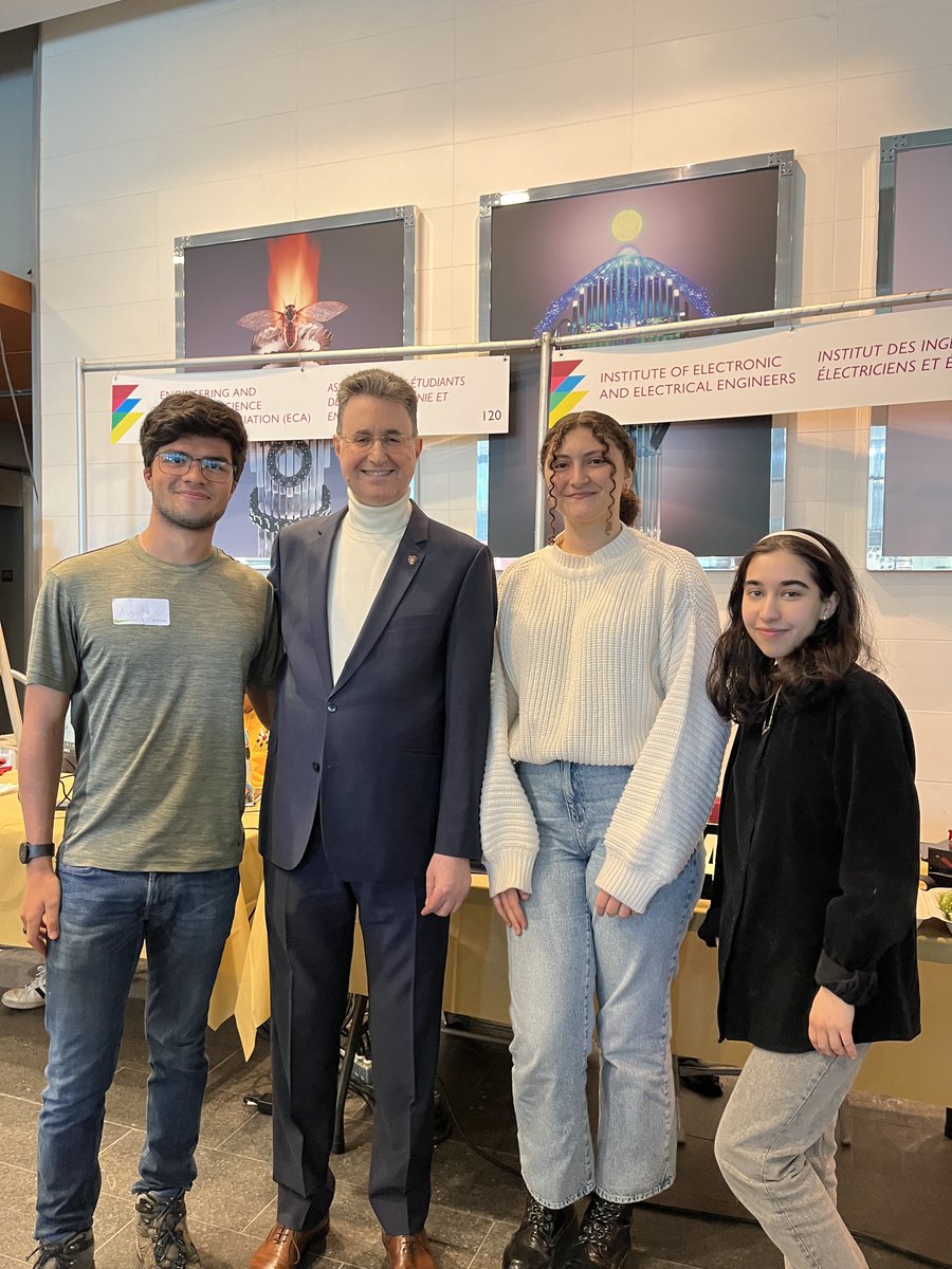 Fabulous open house day where I enjoyed joining our students, faculty, and staff to introduce our academic programs to potential students and their parents.

With students from HackConcordia, IEEE Concordia, WIW, and IISE Concordia.

#ginacodyschool