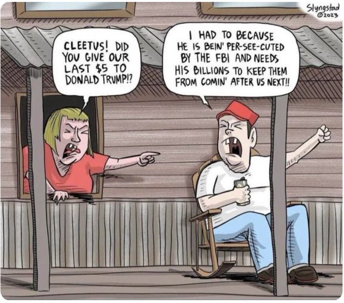 namwella1961's tweet photo. If you've never bought a Trump shirt, cap, or flag, nor paid to attend a klanpaign rally, nor paid $99 for an NFT card you could have copied &amp; pasted for free, nor contributed to Trump's Go Fund Me, congratulations, you're not a #MAGAMoron!
#ProudBlue #VoteBlueToStopTheStupid https://t.co/nRk4uwq2yt