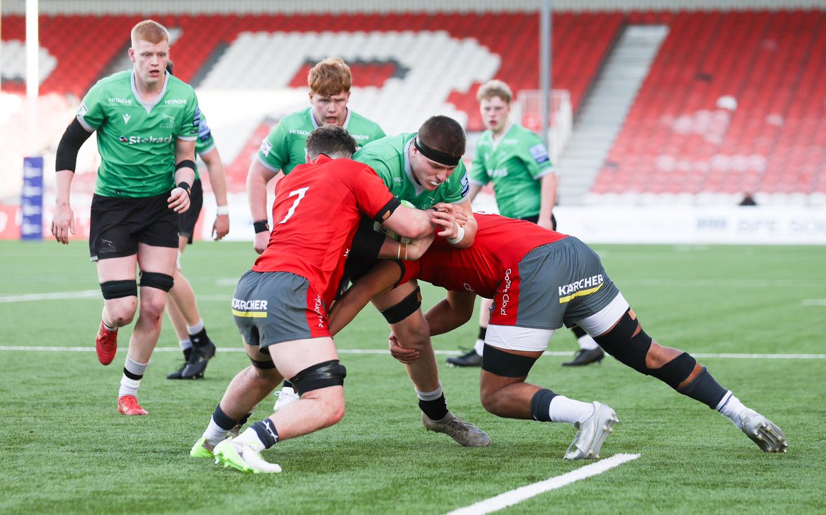 gloucesterrugby's tweet photo. 𝙁𝙞𝙣𝙖𝙡𝙨 𝙙𝙖𝙮 🏆

The U18s end their season with a 44-24 win over Newcastle on Finals Day! 🤩

📺 https://t.co/dBova9s7i2 https://t.co/D48SCLNmV3