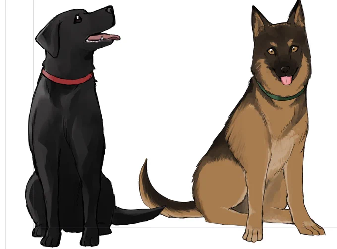犬描く人になっちゃった 