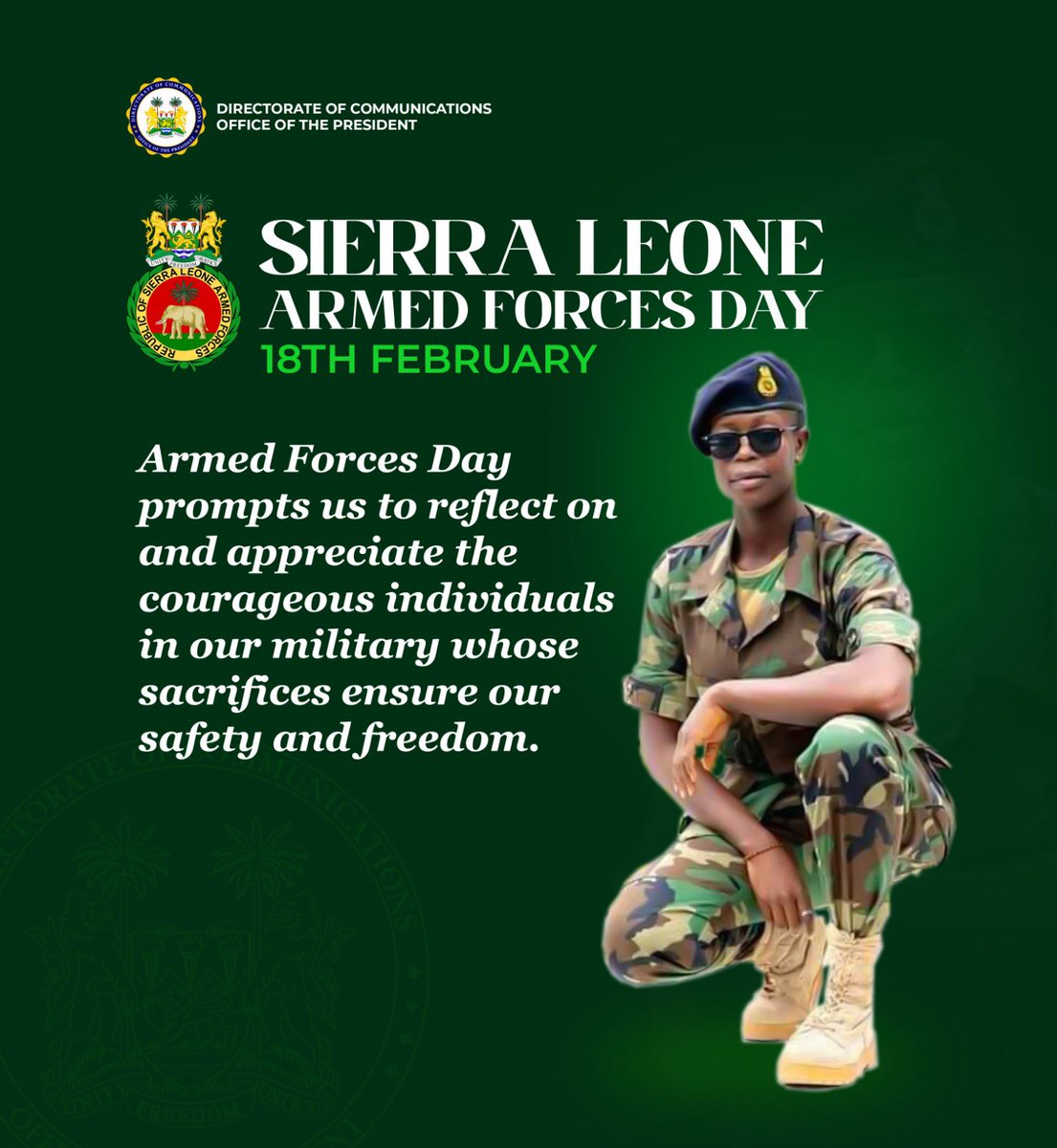 Armed Forces Day.