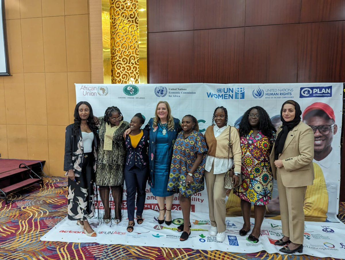 @Plan_SLE proudly sent Hajaratu Bangura, a standout youth, to the 40th GIMAC pre-summit.  She championed empowering girls through transformative education, supported by #AU Agenda 2026, #UN Agencies, and #SDGs. Let's advocate for gender equality in education! 📚💪 #GIMAC2024