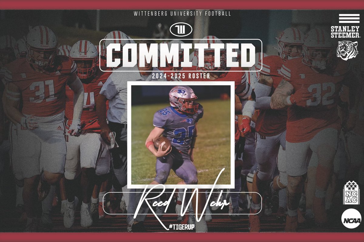 Proud to announce my commitment to @wittenberg Thank you for this opportunity @JimCollins_FB #TigerUp