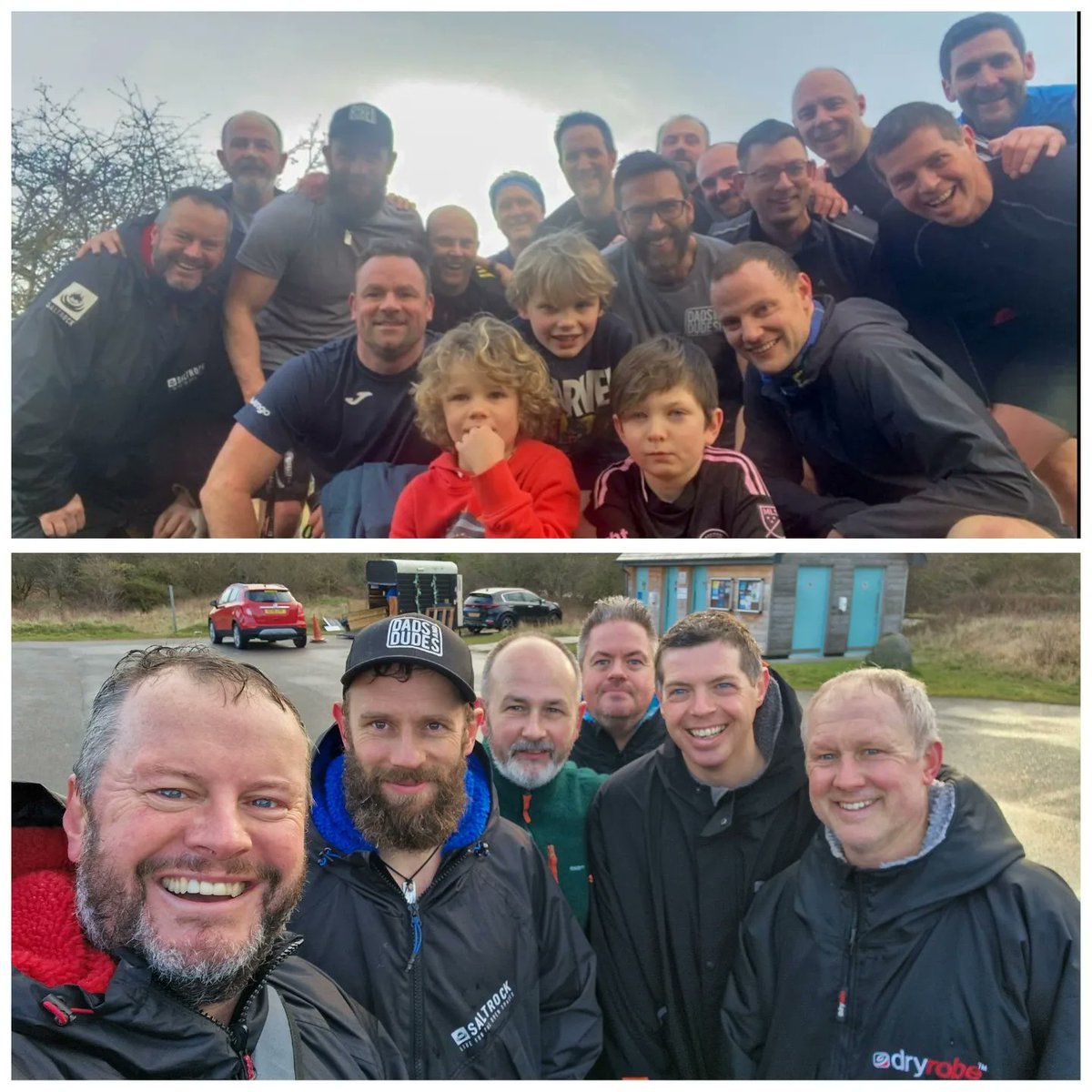 A wee dip this morning with some of the #dadsanddudes guys. Good to ease off the legs from the ride yesterday. Training for #allroadsleadtorome for @doddie_aid in support of @MNDoddie5 10 days to go! justgiving.com/page/richard-e… Team #theinternationalroamingbundle