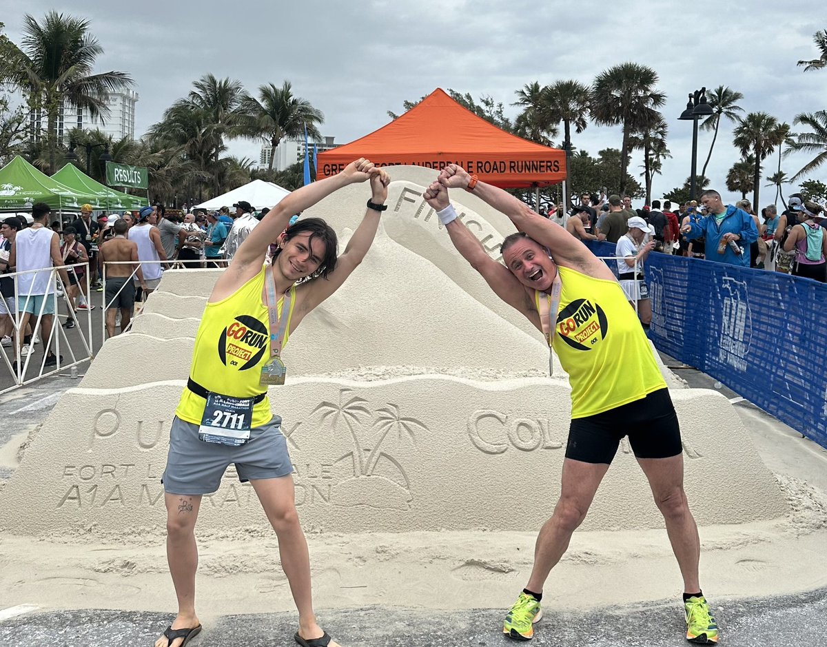 fgarciatio's tweet image. New personal record of 1 hour 34 minutes for my husband in a half marathon, and a 15 minute improvement for me!

#GoRunProject 🌴 #GRP #JustShowUp #FreeFitness #5KTraining #Track #OCR #5K #SpeedTraining #FortLauderdaleBeach #Run #FortLauderdaleHalfMarathon #HalfMarathon