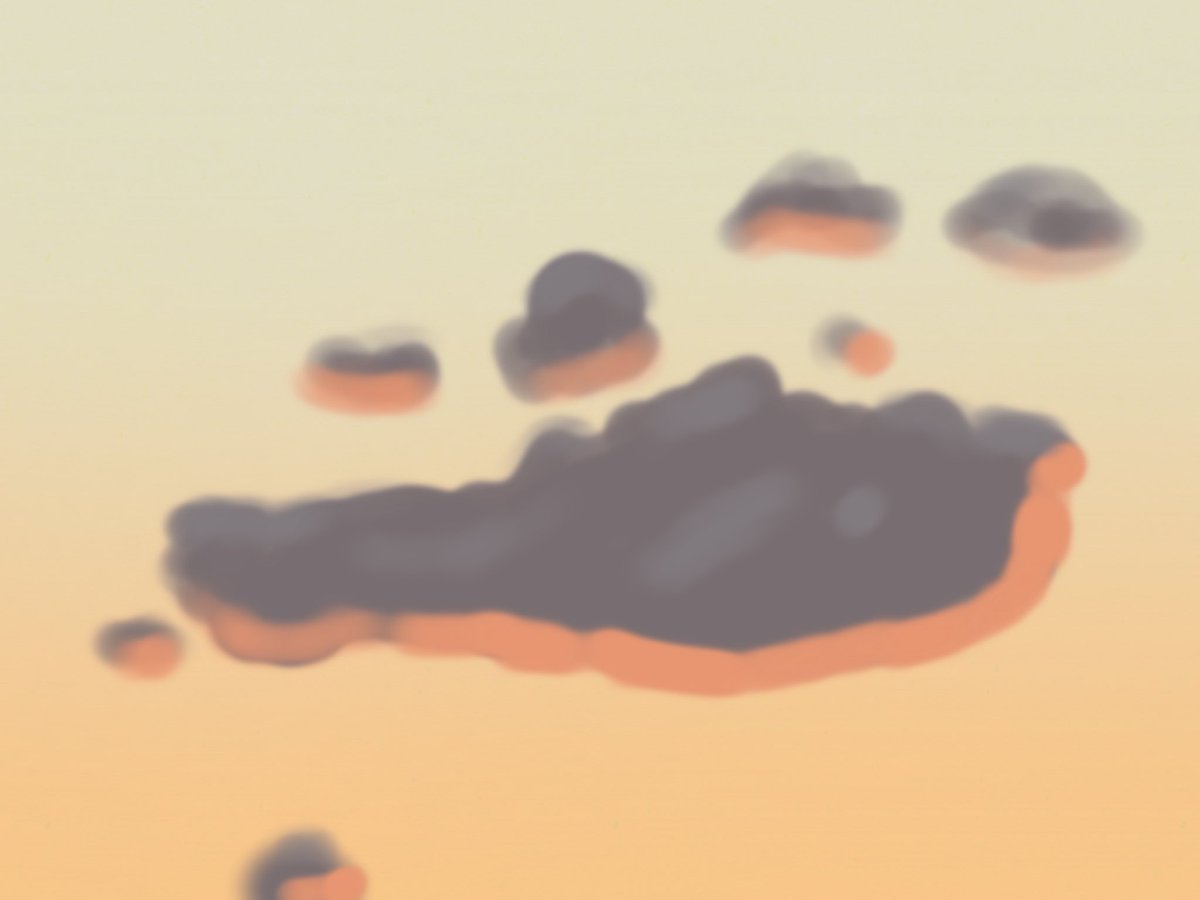 AlledracS's tweet photo. Quick study of a cloud I saw on my walk https://t.co/W4qFPg9Dsg