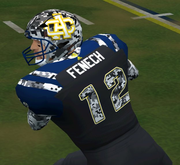 Today, we wear our military uniforms to recognize those who have served and sacrificed for us to be able to live our lives as we see fit in this country. - Coach Soto #Artillery #BlackOnBlack #DigitalCamo #Payback <a href="/simulationfl/">Simulation Football League</a>