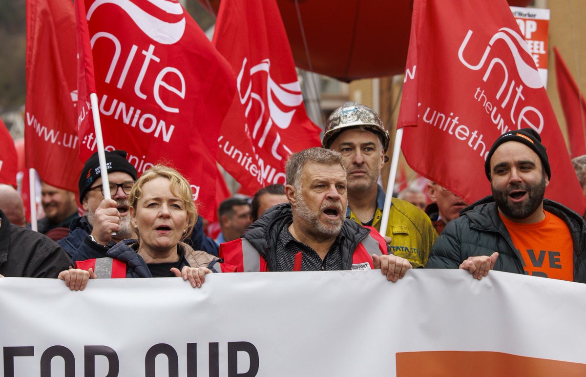 UniteSharon's tweet image. There should be a bright future for UK steel, the market is there as a tenfold increase in demand is predicted. Politicians keep talking about the need for growth, there it is.
Invest in #UKSteel, invest in the future, for #PortTalbot, Llanwern &amp;amp; all others throughout Britain.