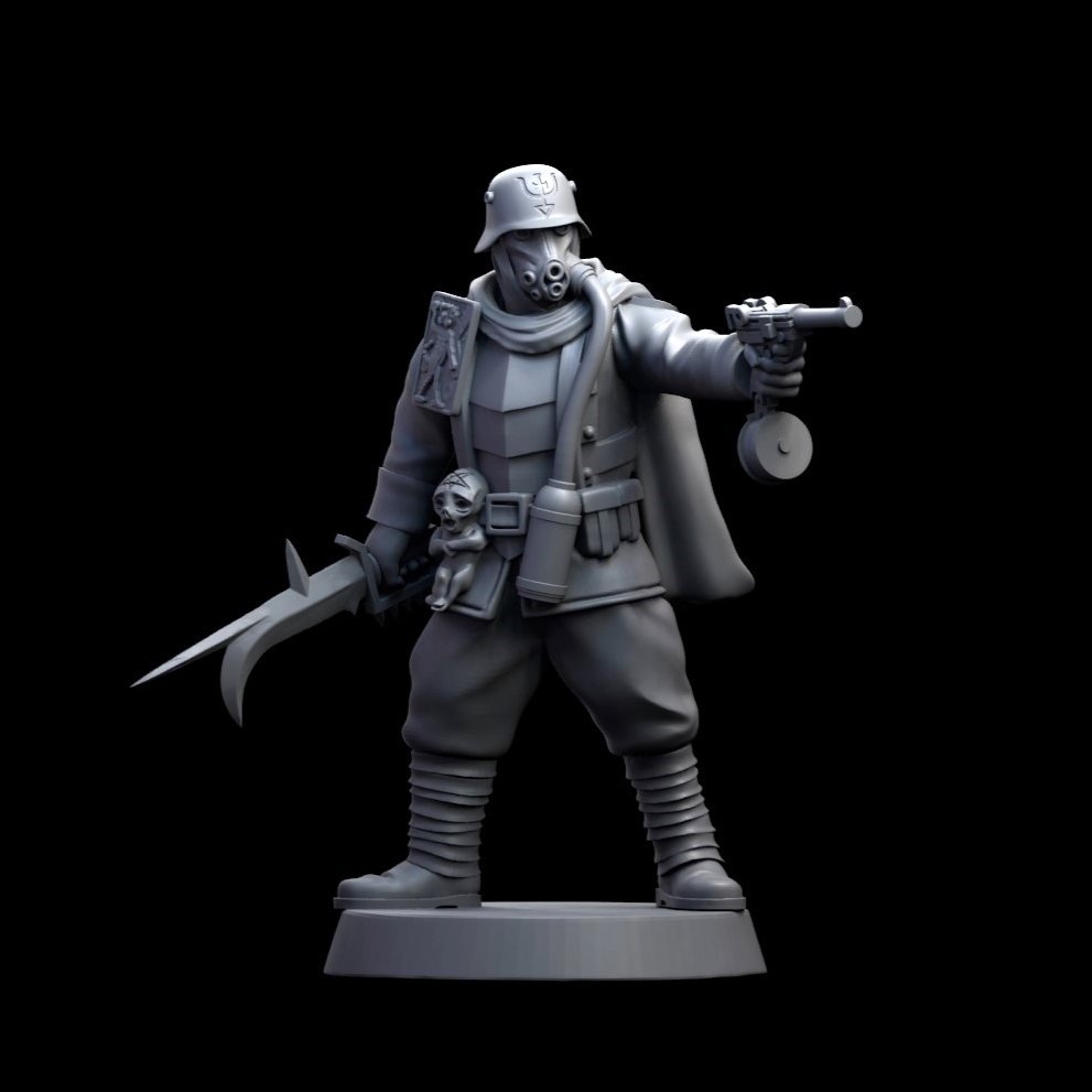 Multipart Heretic legionnaire for the Trench Crusade skirmish game. Gonna be sick.