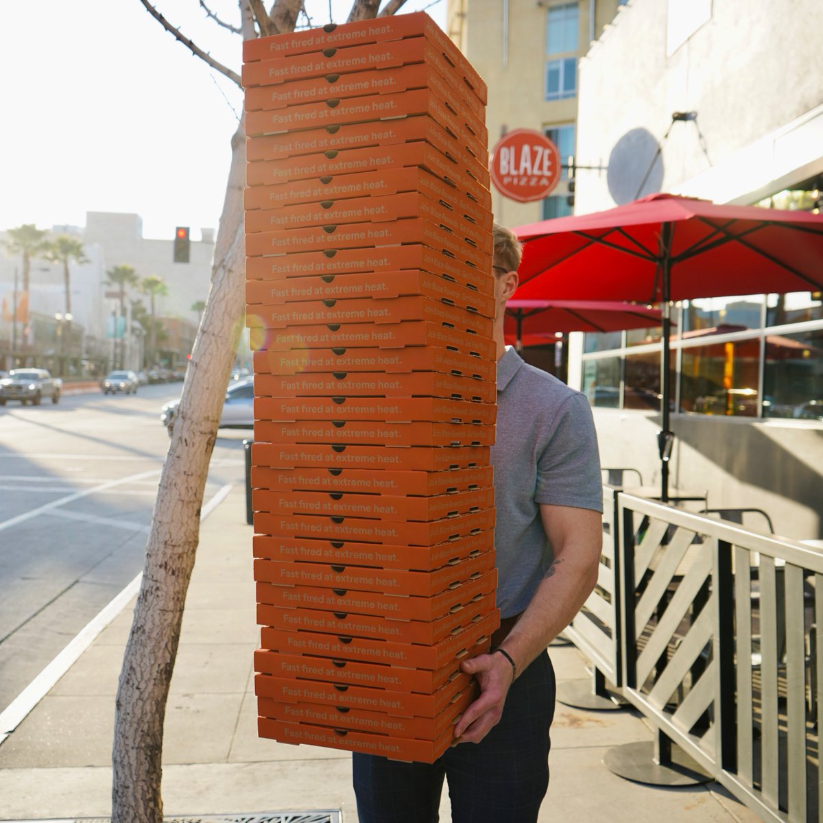 BlazePizza's tweet photo. If I won the lottery💰 I wouldn't tell anyone 🤫  but there would be signs. 🤌🍕🔥 https://t.co/x1IYxbAFJx