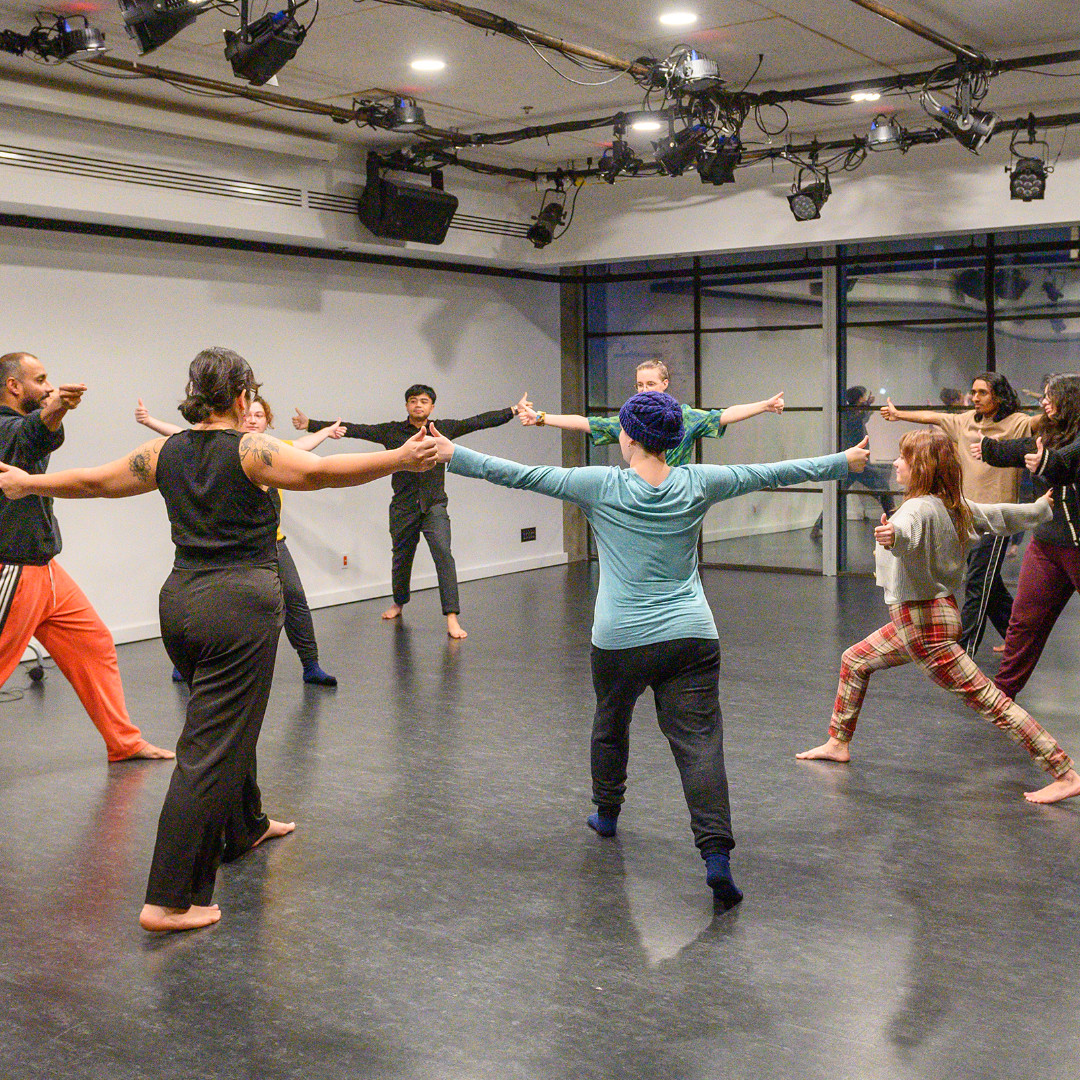 PuShFestival's tweet photo. 📸 @SukeshRakesh’s dance workshop with our Youth Cohort on January 27—as part of the 2024 PuSh Youth Program, produced in partnership with @SolidStateCoop!
📷: Chris Randle
#LivePuSh #PuSh2024 #LiveArt https://t.co/x0FulqJVpA
