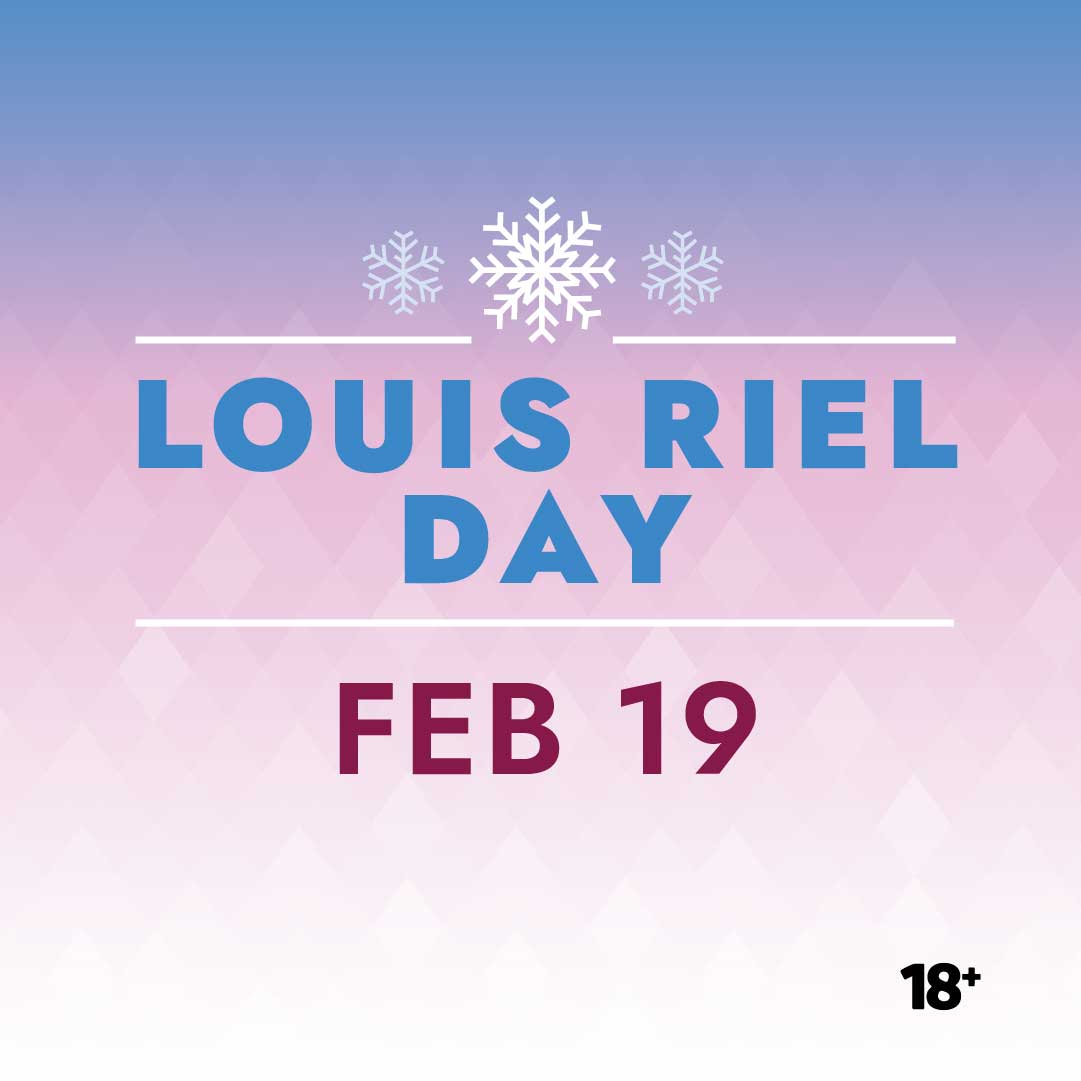 Casinos of Winnipeg are open regular hours on Louis Riel Day, February 19, with 2X Player Points from 10 AM – Midnight*.

*Conditions apply.

ow.ly/3OGI50QCmCg

18+ Enjoy Responsibly