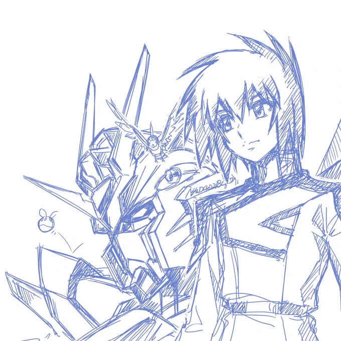 絵茶で描いた准将&amp;ライジング 
