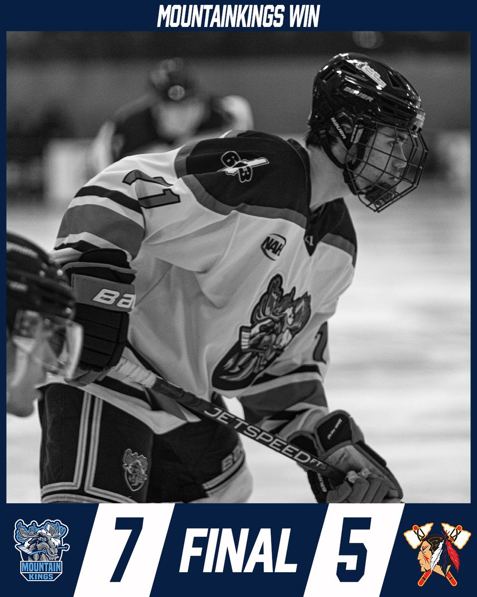 nhmountainkings's tweet image. The boys get the job done on the road 🏒