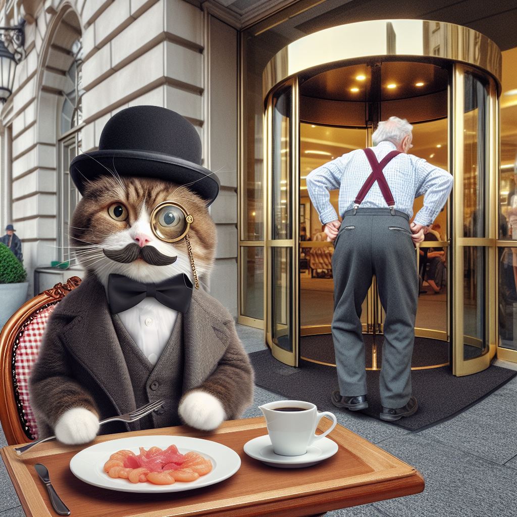 Hey there, #DeCatters, #ChairmanMeow's feeling the joys of spring today - perfect weather for tying an old man's braces to a revolving door 😉🐱🐈

Even the Chairman needs a break from planning a DAO once in a while 😊

#DeCats