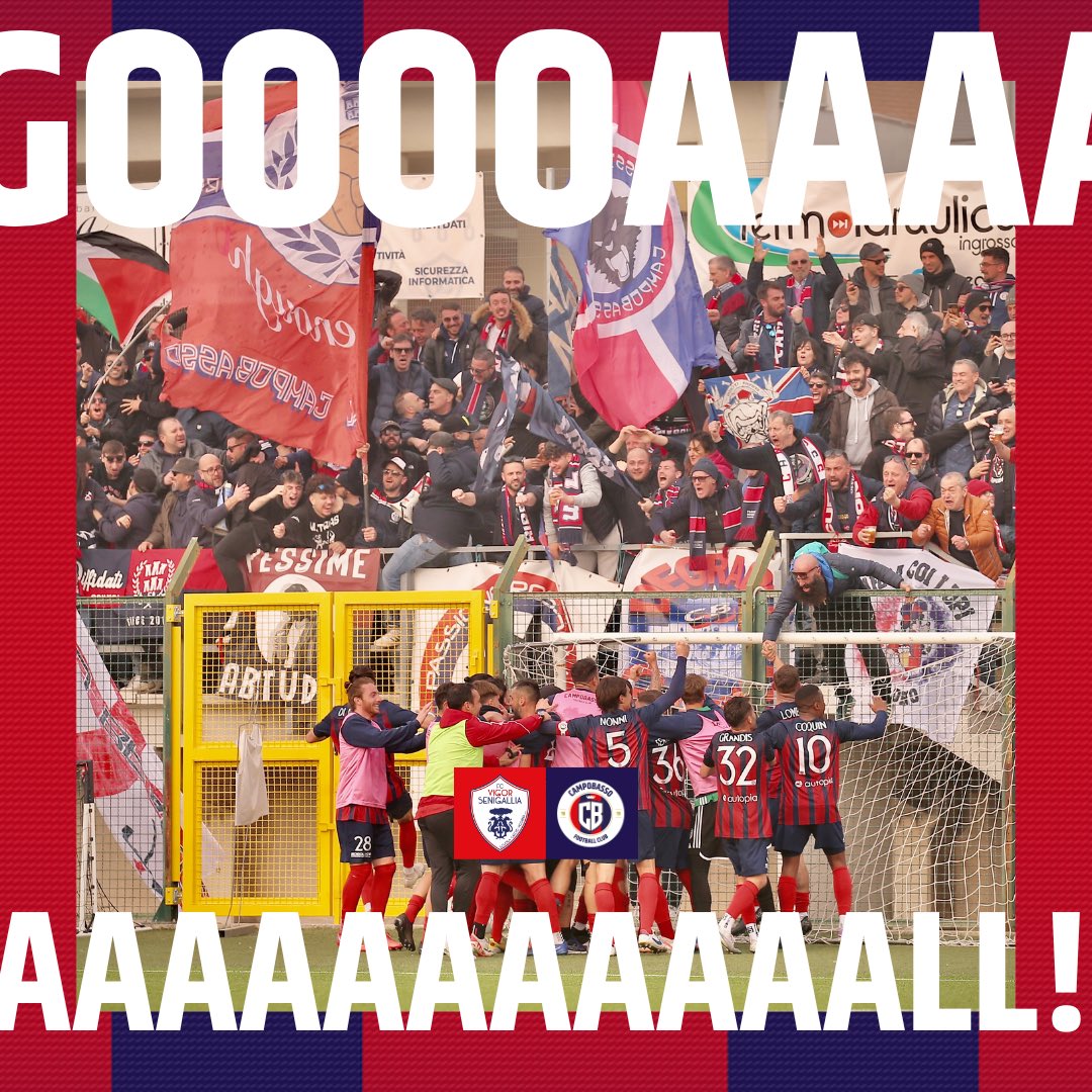 Campobasso1919's tweet photo. 🔴🔵95’ GRAAAANDISSSS
#SENCAM 2-5 https://t.co/2u1nIU2AVk