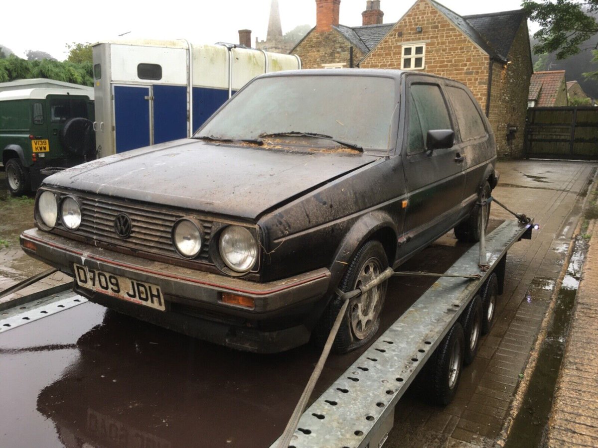 BarnFindsUK's tweet photo. Ad: Mk2 VW Golf GTi 8v
On eBay here -->> https://t.co/Ew8GGwfvN3
#Mk2VW #GolfGTi #VWGolf #ClassicCar #CarRestoration #CarCollector https://t.co/slyBOyuFdz