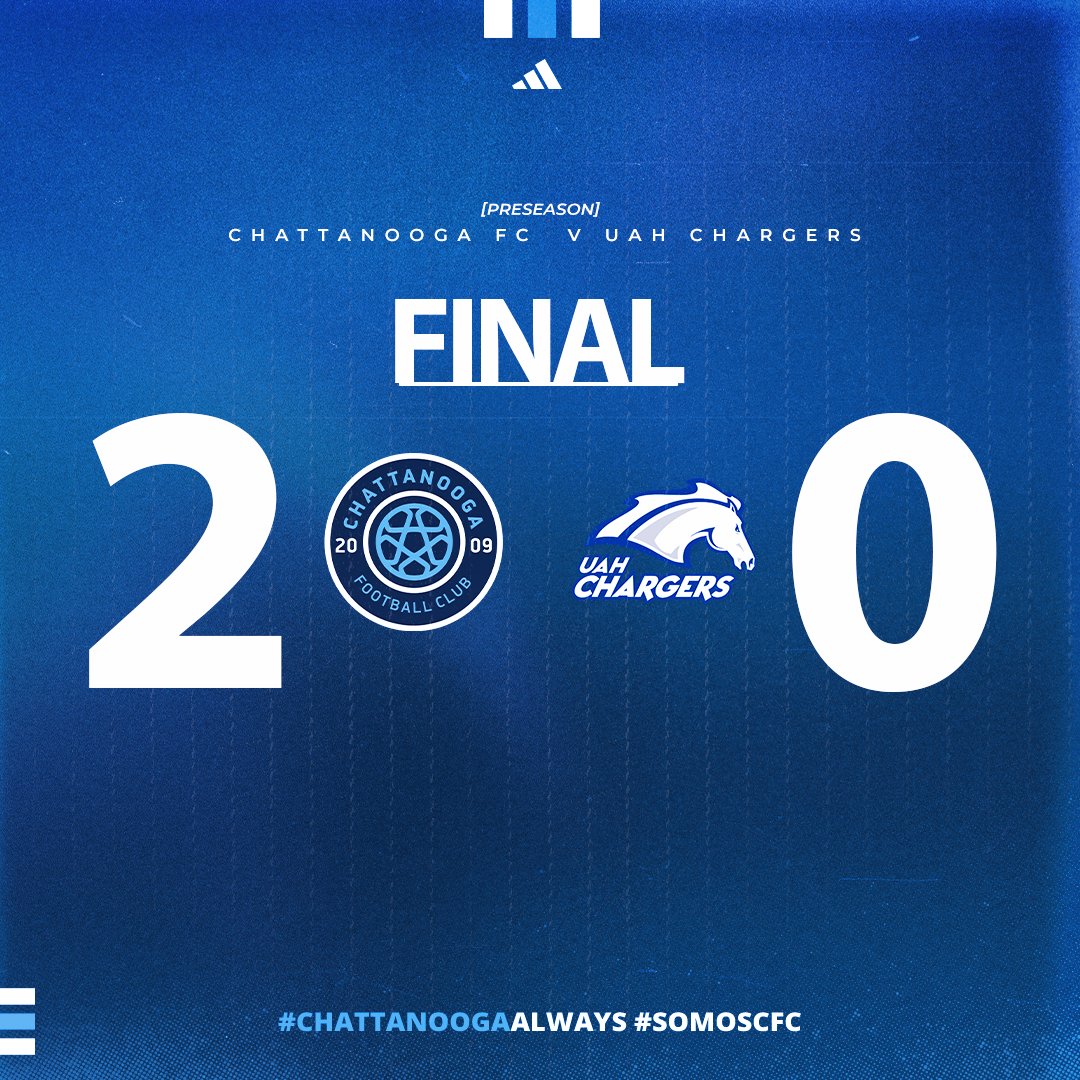 🚀 It sure has been a "blast"

✅✅ Bringing two dubs back to the Scenic City

#ChattanoogaAlways | #SomosCFC