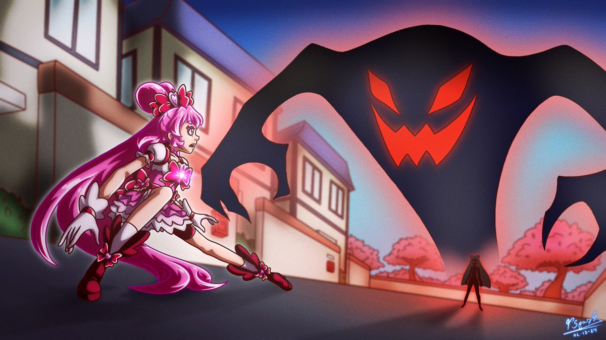 TopherArtz's tweet photo. 🩷 Lovely Quartz, facing off

#magicalgirl #ocart https://t.co/B3z33lFpqs