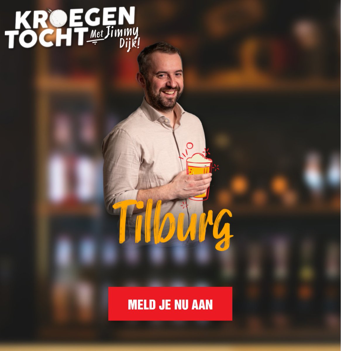 Jimmy  komt naar Tilburg! Hij is op donderdag 29 februari in Lokaal Zeven om te praten met jongeren. 
Hij staat vanaf 20:00 uur achter de tap. Vanaf 20:30 uur gaat hij in  gesprek met alle aanwezigen. Iedereen onder de 28 jaar is welkom! Meld je aan op doemee.sp.nl/op-stap-met-ji…