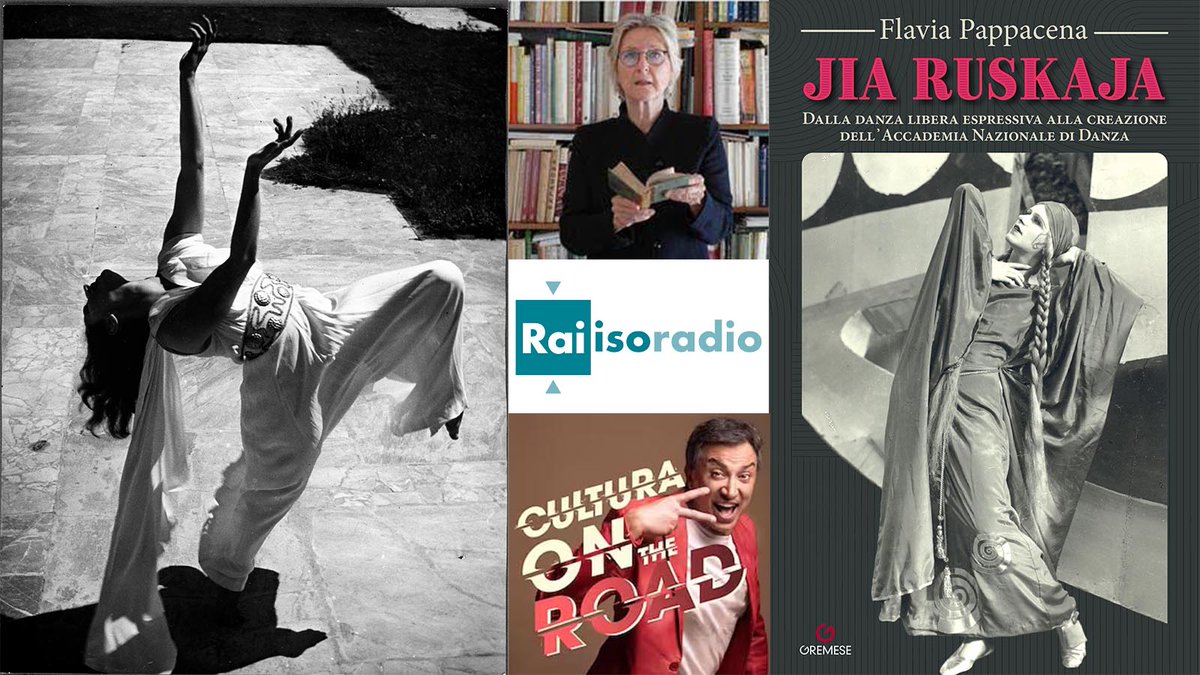 Domani intorno alle 13,38 la nostra autrice Flavia Pappacena sarà ospite su Rai Isoradio del programma di <a href="/NinoGrazianoLuc/">Nino Graziano Luca</a>  Graziano Luca "Cultura on the road"! Si parlerà del suo recente libro su Jia Ruskaja, fondatrice dell'Accademia Nazionale di Danza.
Seguitela! <a href="/IsoradioRai/">Isoradio Rai</a>