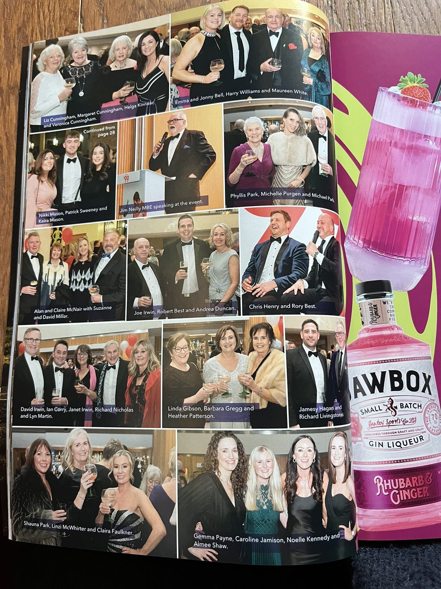 SarahSherry1's tweet photo. Thank you @ulstertatlermag for the great coverage of the @Spiritof99gala dinner. #reunion #25years #europeanchampions #ulsterrugby #friendship https://t.co/UqSf3SdZ1V