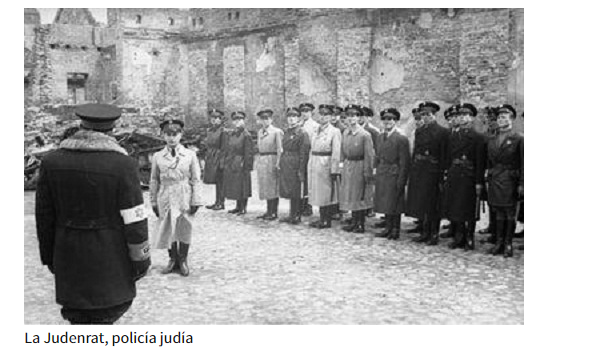 Ylainoa's tweet image. Los Jüdische Gheto-Polizei (Servicio de Orden Judío dirigida por sionistas), llamada por los judíos Policía Judía, eran unidades de policía organizadas en los guetos por el Judenrat en colaboración con las SS. Además de guetos también controlaban los campos de concentración.