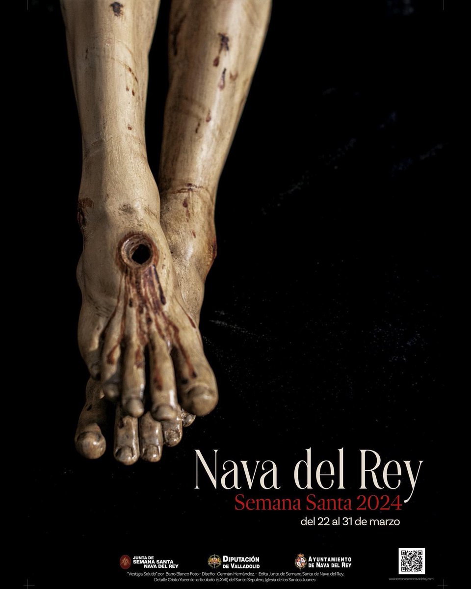 Vestigia Salutis “Huellas de Salvación” Cartel de la Semana Santa de Nava del Rey 2024.

#NavadelRey #SSantaNavadelRey24 #BarroBlanco #JuntaSemanaSanta #Cartel