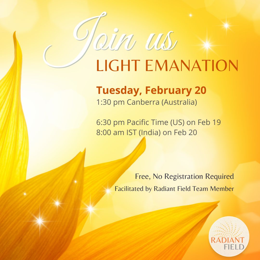 SureshAuthor's tweet photo. https://t.co/m5HWCCoENc

Join us for our monthly Gatherings for a guided session on Light Emanation. https://t.co/2B6uor0JAR
