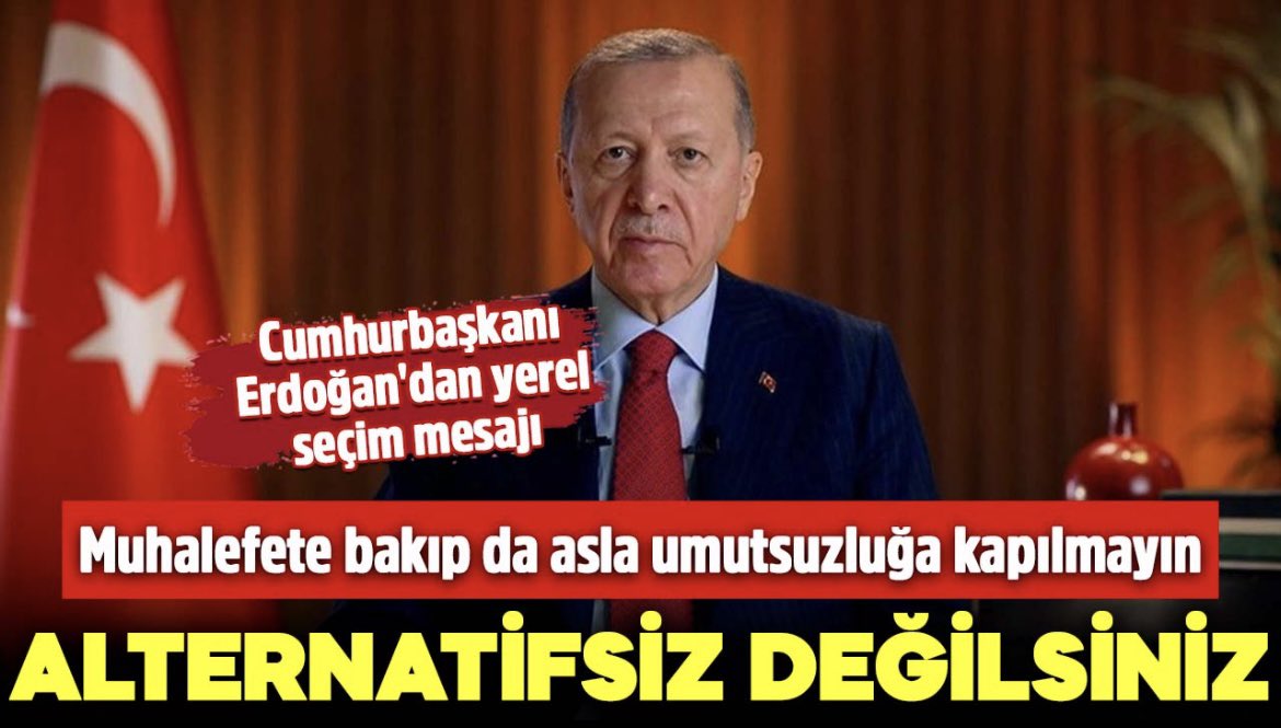 Sayın Cumhurbaşkanı, bir kez de 22 senedir şans vermediğiniz AKP Genel Başkanı’na şans verin diyor❣️
