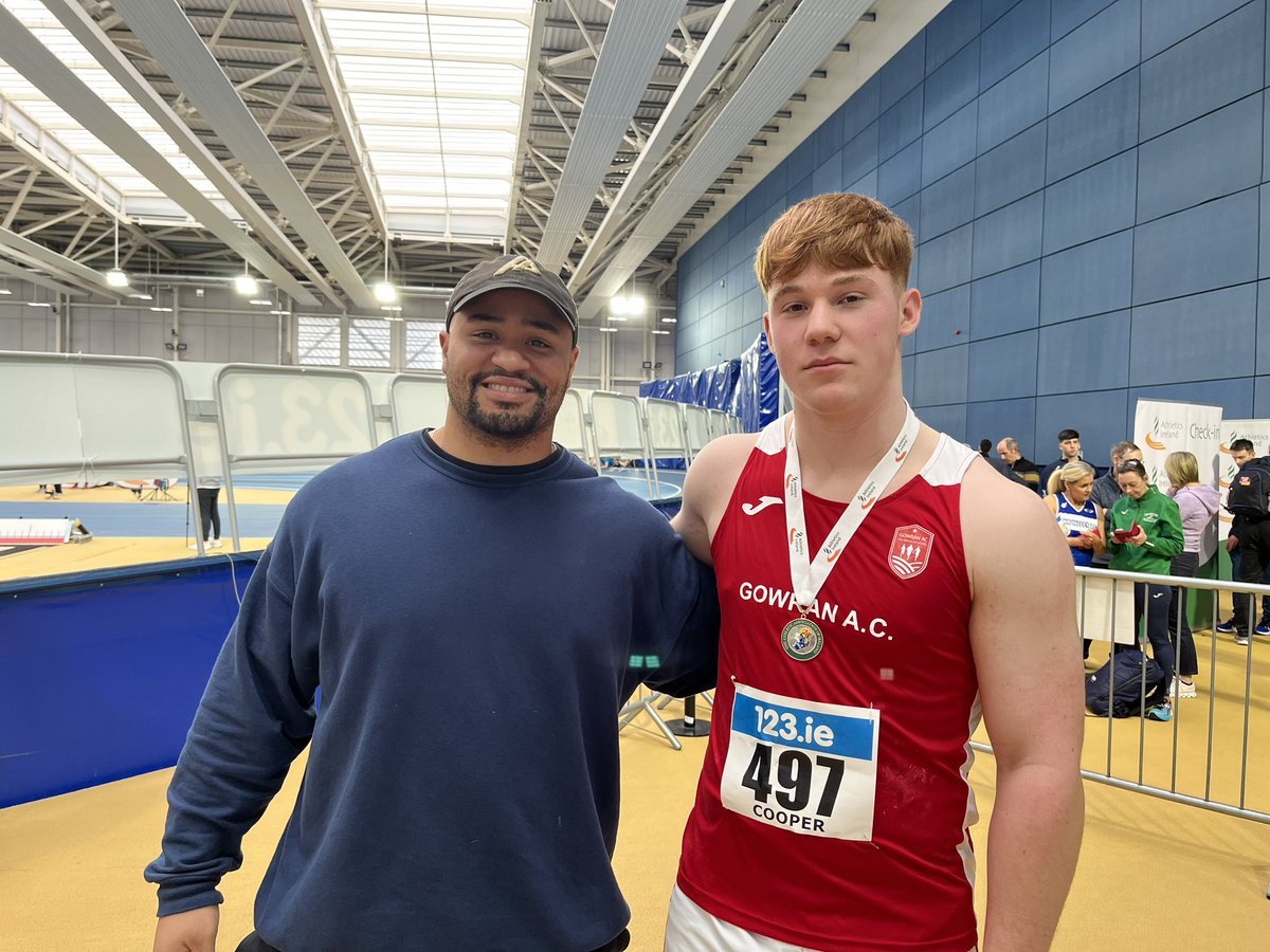 Gowran Athletic Club (@gowranac) on Twitter photo NATIONAL SHOT PUTT CHAMPION - incredible achievement at 17 years of age. With a best of 14.53m, Andrew Cooper National Senior Indoors Shot Putt Gold Medallist. #NationalSeniors <a href="/irishathletics/">Athletics Ireland</a> <a href="/Ask123ie/">123.ie Insurance</a> <a href="/KKPeopleSport/">Kilkenny People Sport</a> <a href="/kclr96fm/">KCLR 96FM</a> <a href="/athleticskk/">Kilkenny Athletics</a> <a href="/crkcsport/">CRKC Sport ๐ป</a> NATIONAL SHOT PUTT CHAMPION - incredible achievement at 17 years of age. With a best of 14.53m, Andrew Cooper National Senior Indoors Shot Putt Gold Medallist. #NationalSeniors <a href="/irishathletics/">Athletics Ireland</a> <a href="/Ask123ie/">123.ie Insurance</a> <a href="/KKPeopleSport/">Kilkenny People Sport</a> <a href="/kclr96fm/">KCLR 96FM</a> <a href="/athleticskk/">Kilkenny Athletics</a> <a href="/crkcsport/">CRKC Sport ๐ป</a>