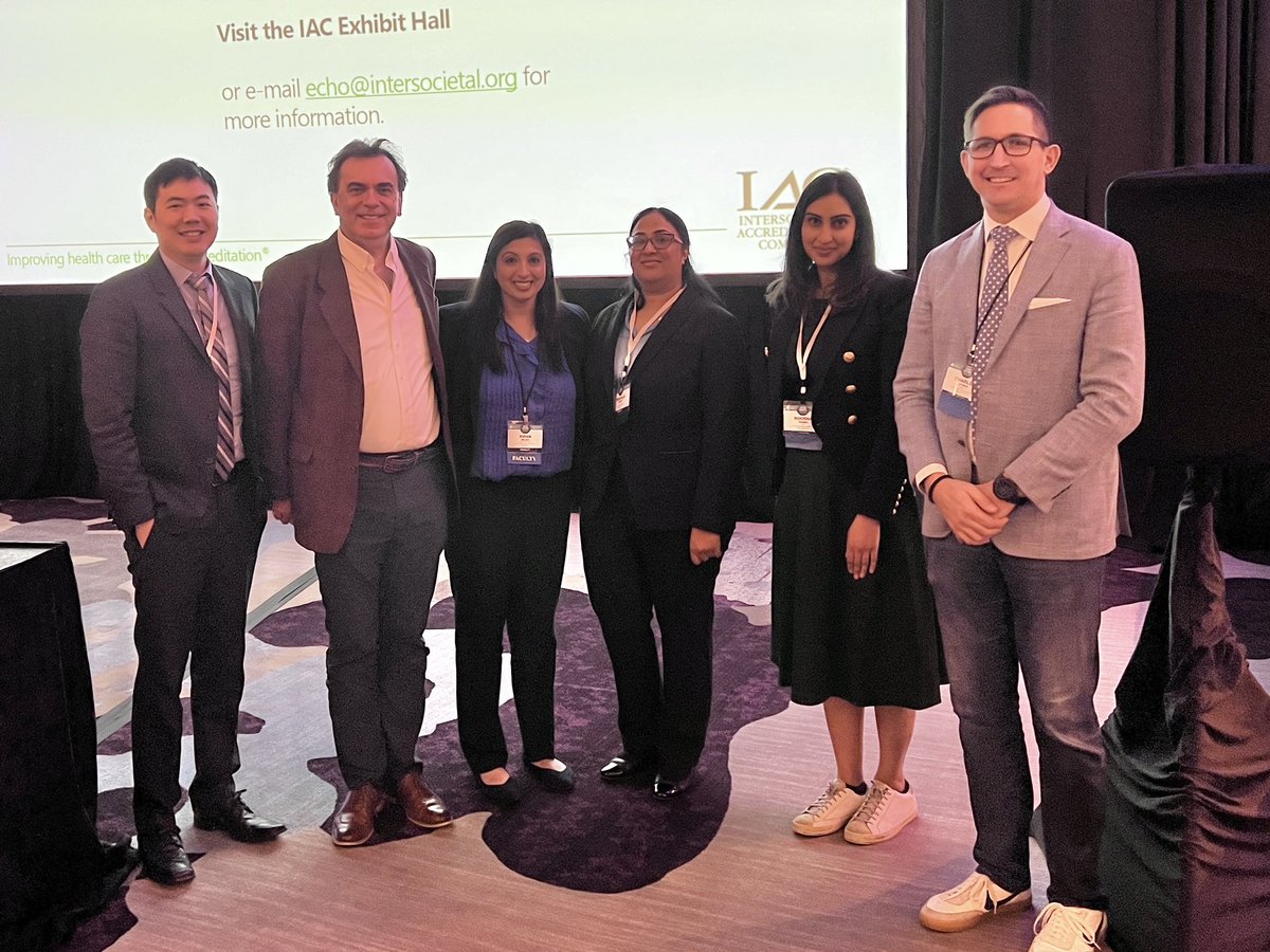 Richard Sheu (@richardsheumd) on Twitter photo Excellent SHD imaging session at #SCAEcho24 from <a href="/ASE360/">American Society of Echocardiography</a> and <a href="/scahq/">Society of Cardiovascular Anesthesiologists | SCA</a> greats. An honor to be part of this group. Thank you for the invitation.
(Quite fitting to have <a href="/IACaccred/">IAC | Intersocietal Accreditation Commission</a> in the background) <a href="/katie_gibson311/">Katie Gibson</a>
<a href="/charles_nyman/">Dr. Charles B. Nyman</a> <a href="/kibelani/">Kiran Belani, MD, FASE, FACC</a> <a href="/saricmu/">Muhamed Saric</a> <a href="/rooshaparikh/">Roosha Parikh</a> <a href="/PWesslyMD/">Priscilla Wessly</a> Excellent SHD imaging session at #SCAEcho24 from <a href="/ASE360/">American Society of Echocardiography</a> and <a href="/scahq/">Society of Cardiovascular Anesthesiologists | SCA</a> greats. An honor to be part of this group. Thank you for the invitation.
(Quite fitting to have <a href="/IACaccred/">IAC | Intersocietal Accreditation Commission</a> in the background) <a href="/katie_gibson311/">Katie Gibson</a>
<a href="/charles_nyman/">Dr. Charles B. Nyman</a> <a href="/kibelani/">Kiran Belani, MD, FASE, FACC</a> <a href="/saricmu/">Muhamed Saric</a> <a href="/rooshaparikh/">Roosha Parikh</a> <a href="/PWesslyMD/">Priscilla Wessly</a>