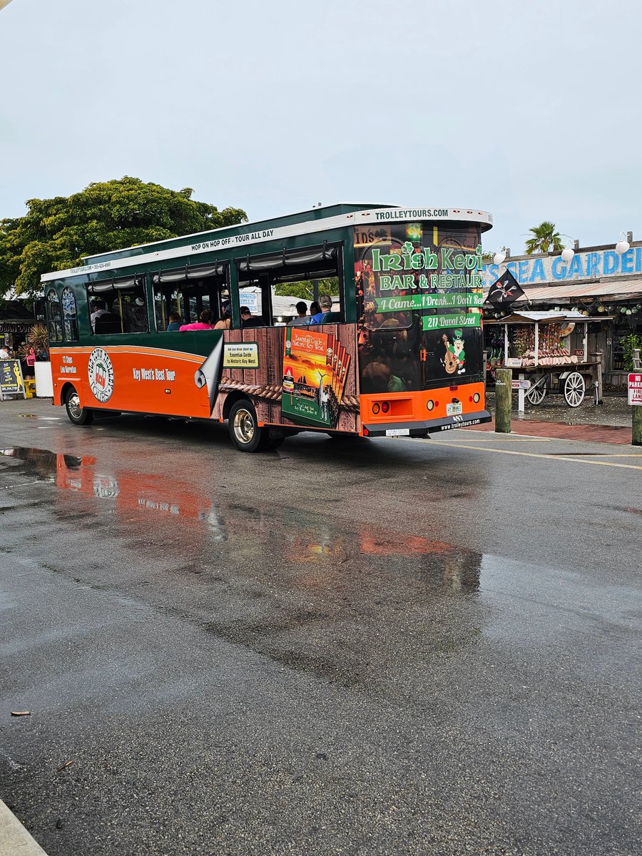 Don't let a little rain dampen your Key West adventure! Hop on the Old Town Trolley and explore the island's charm rain or shine. 🌧️🚋 #KeyWest #OldTownTrolley #RainyDayAdventures #ExploreKeyWest #OldTownTrolleyTours