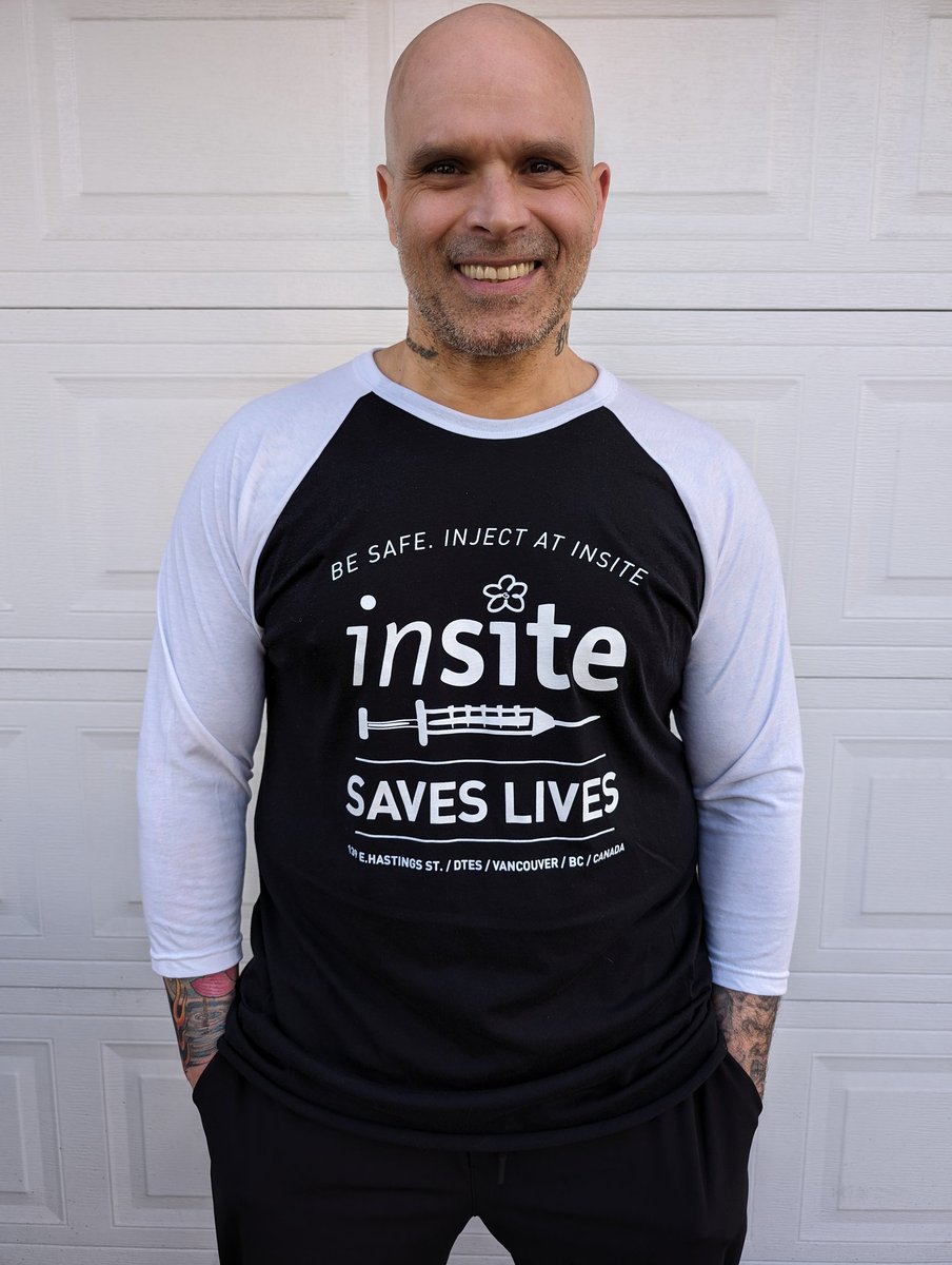 guyfelicella's tweet photo. How does everyone like my new shirt? 

11 years ago today I was brought back to life from an overdose. This date carries just as much significance as my 11 years of sobriety date (March 18) because without the intervention at the supervised consumption site I wouldn't be sober, I'd be dead. Since that day my life has changed and here are some accomplishments I am proud of...

•Completed treatment
•Got my IDs/bank account back
•Got employment at a treatment centre
•Got married
•Became a father of 3
•Paid off every debt
•Bought a house
•Career change to a health authority
•Became a published writer
•Did two TEDx Talks
•Started speaking in schools
•Became an International Public Speaker

Not too shabby for a guy who people said would never get out of the back alley in the DTES. Never, and I mean NEVER, give up on someone and whatever you do, don't give up on yourself.  You are worth it! #inspirational 💪🏼💪🏼