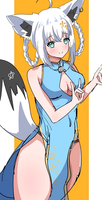 なんとなく描き始めたフブチャイナ 