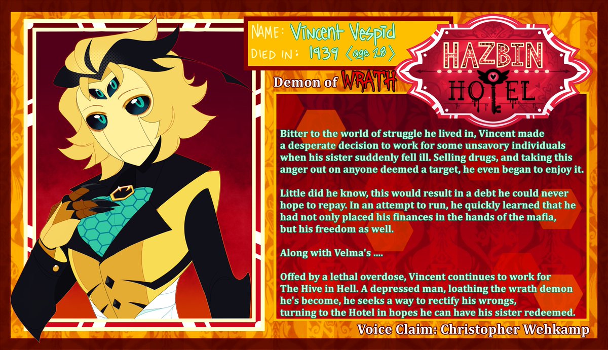 𝔹𝕦𝕞𝕡𝕚𝕟𝕘 𝕒𝕥 𝕥𝕙𝕖 𝕨𝕚𝕟𝕕𝕠𝕨𝕡𝕒𝕟𝕖
ℍ𝕖 𝕗𝕠𝕦𝕘𝕙𝕥 𝕒𝕘𝕒𝕚𝕟𝕤𝕥 𝕥𝕙𝕖 𝕤𝕠𝕝𝕚𝕕 𝕒𝕚𝕣
𝕋𝕙𝕒𝕥 𝕙𝕖𝕝𝕕 𝕙𝕚𝕞 𝕒𝕤 𝕒 𝕡𝕣𝕚𝕤𝕠𝕟𝕖𝕣 𝕥𝕙𝕖𝕣𝕖
𝔹𝕦𝕥 𝕒𝕝𝕝 𝕙𝕚𝕤 𝕤𝕥𝕣𝕦𝕘𝕘𝕝𝕖𝕤 𝕨𝕖𝕣𝕖 𝕚𝕟 𝕧𝕒𝕚𝕟

🐝Hazbin Hotel RP
🐝Selective but friendly
🐝18+