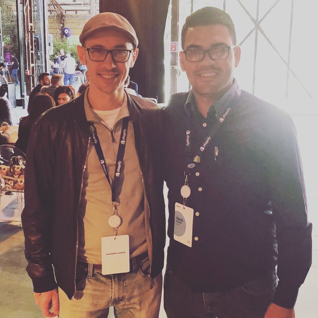 Since 2016, I've been a proud <a href="/Shopify/">Shopify</a> Partner. I joined the old Shopify Experts program in 2018 and was honored as the first Latino recipient of the Shopify Unite Fund, enabling me to attend Shopify Unite 2018 in Toronto and meet <a href="/tobi/">tobi lutke</a>, <a href="/harleyf/">Harley Finkelstein</a> and the amazing Shopify team.