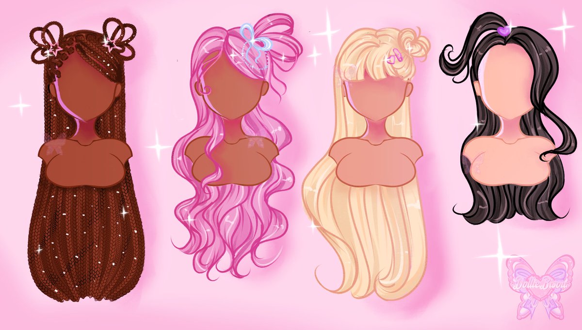 hair concept for #RoyaltyKingdom2 and #AstroRenaissance ✨💞