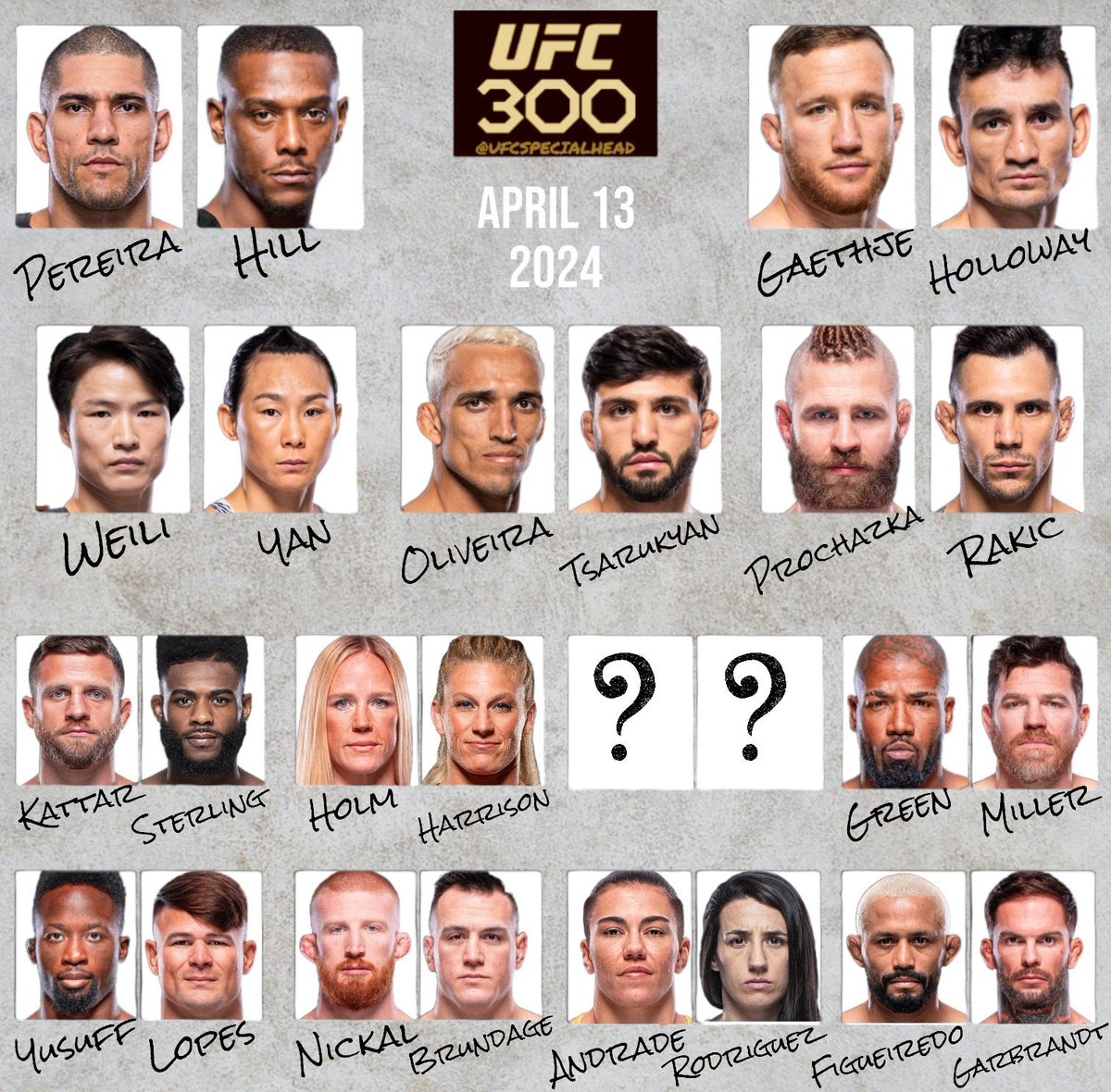 lilicomentx's tweet photo. o UFC 300 tá puro suco do entretenimento e do desmaio

pra mim o card tá épico https://t.co/3VFitsKHBv