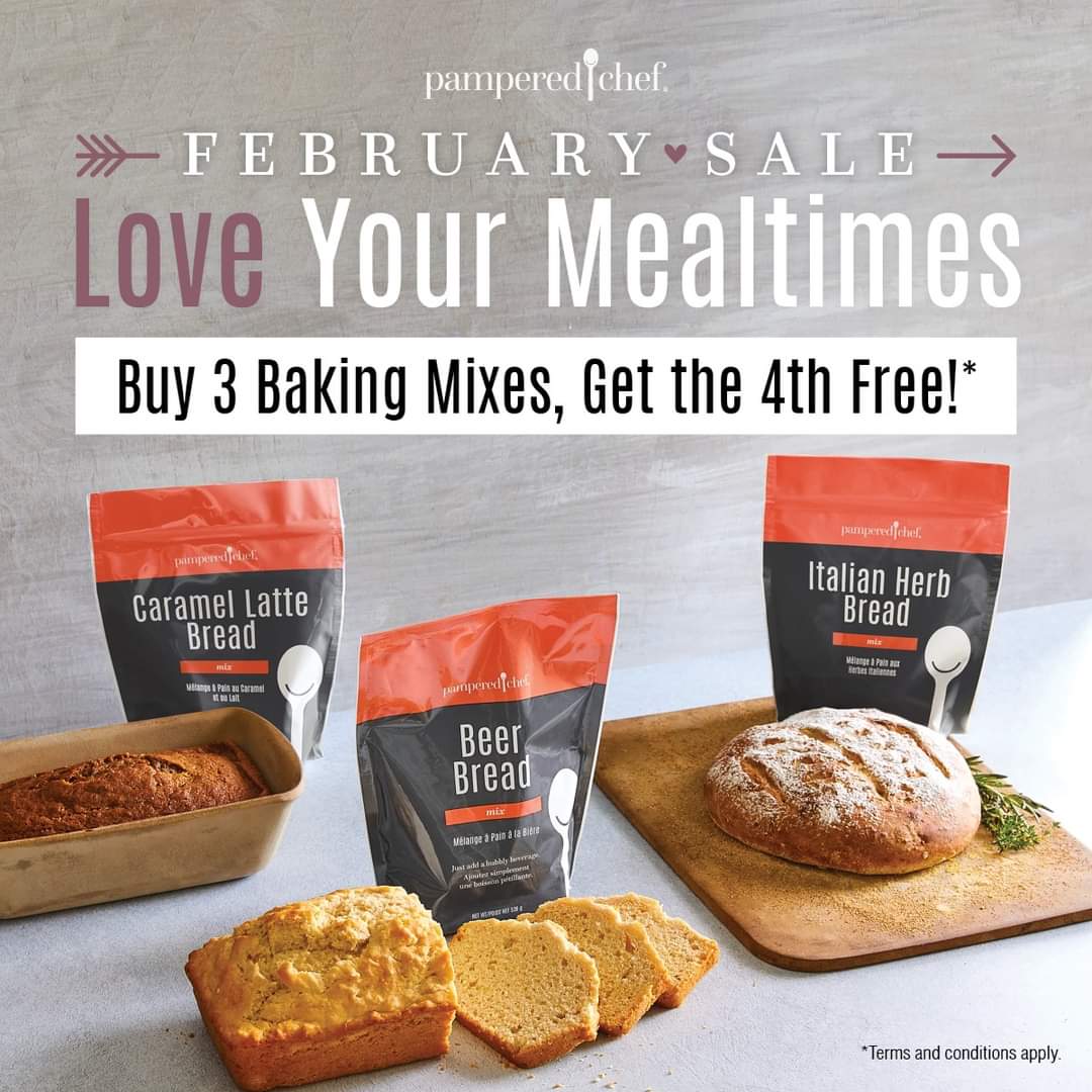 TriciaAntes's tweet photo. Bake more and stress less with our easy-to-use baking mixes! With a few simple steps, you can make cookies, bread, or even donuts the whole family will love. 🍪 🥖 And, this month only, when you buy 3 baking mixes, you get a 4th one free! 
Shop here: https://t.co/Ham2eOC885 https://t.co/mrnilQX4ri
