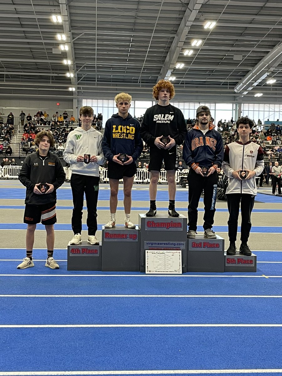 LoudounCountyWR's tweet photo. Bryce Schnelzer is your state Runner up at 113lbs. https://t.co/9K4swI0LOM