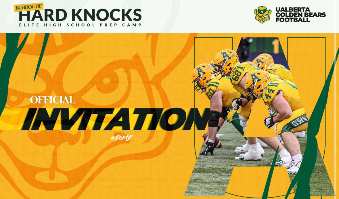 Thank you @UACoachMorris and <a href="/UABearsFootball/">University of Alberta Football</a> I’m grateful for the opportunity to compete in August!