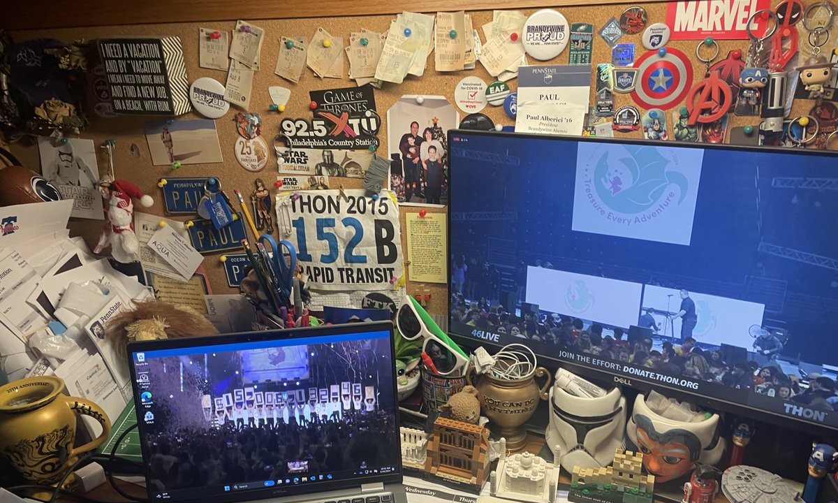 Current set-up courtesy of <a href="/FortySixLIVE/">46LIVE</a>!!! Getting ready for the <a href="/THON/">Penn State THON™</a> final four!!! #WeAre #PennState #THON #FTK