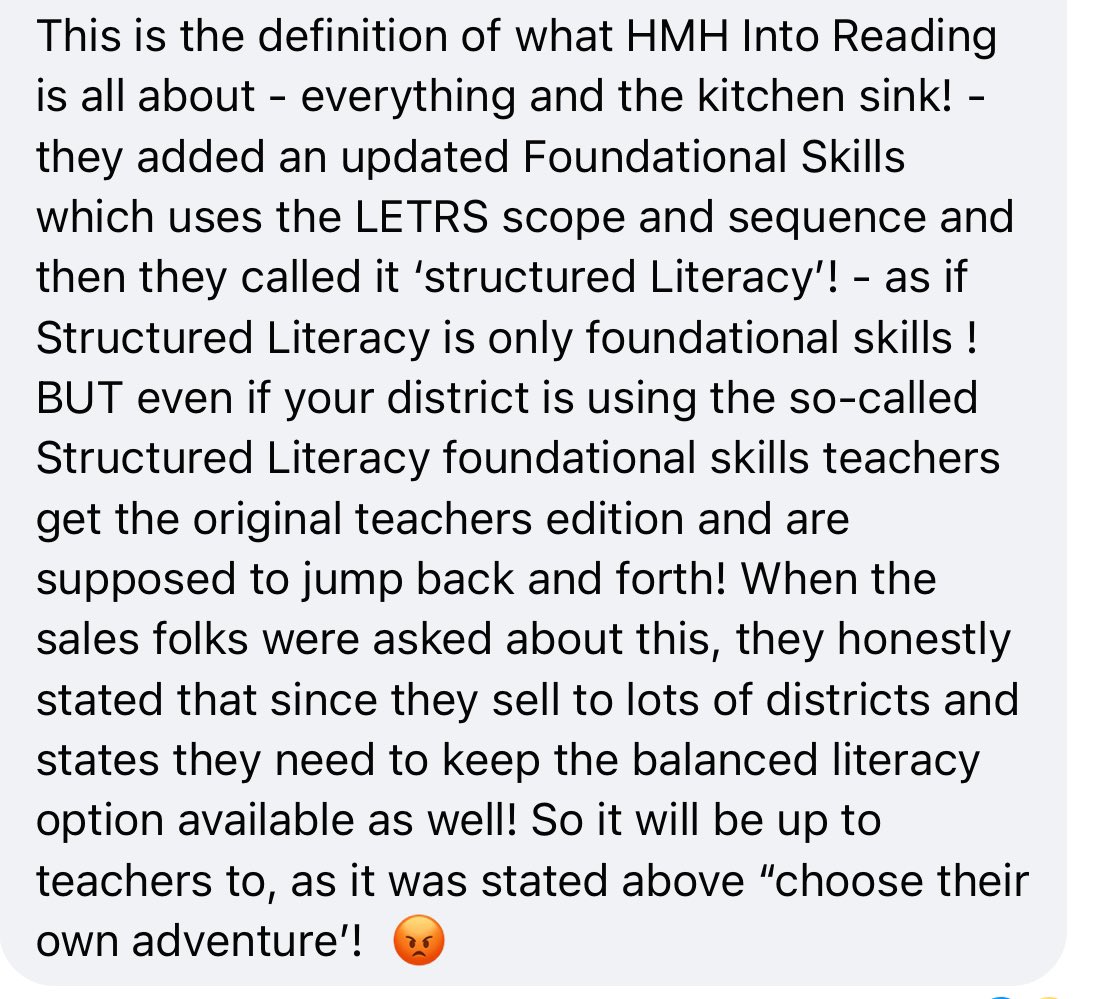 Even the HMH salespeople acknowledge Basal Bloat.

It’s smart marketing. 

But it doesn’t empower smart teaching. 

👀